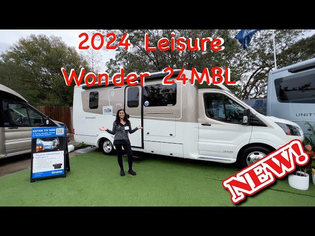 Tour the NEW 2024 Leisure Wonder 24MBL B+ C-Class RV built on the Ford Chassis