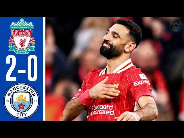 Liverpool vs Manchester City 2-0 - All Goals & Highlights - Mohamed Salah Goal