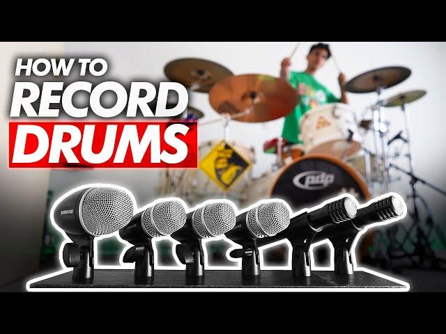 How to RECORD DRUMS for beginners!