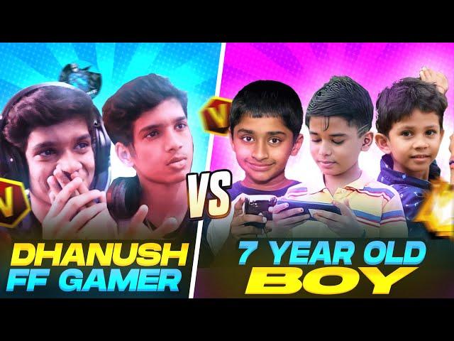  Dhanush FF Gamer VS  7 years Old Boy ( Pro Player ) in Telugu| Dhanush FF Gamer |