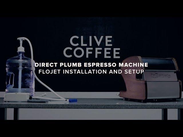 Direct Plumb Espresso Machine | Flojet Installation