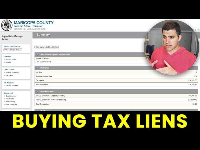 How to Buy Tax Liens: Step By Step Walkthrough