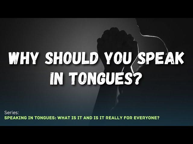 Why Should You Speak Speak In Tongues? — Rick Renner