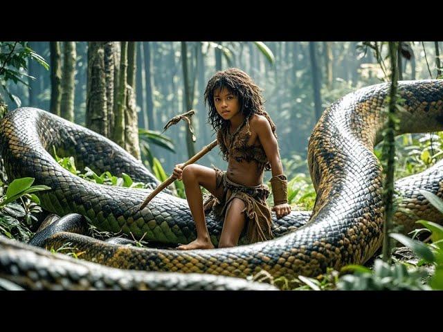 Fantasy Action Film:A thousand-year-old python is ferocious,but a kung fu boy kills it with a move!