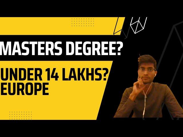 Masters in Europe (Lithuania country) in less than 14 lakhs possible ? #studyinlithuania