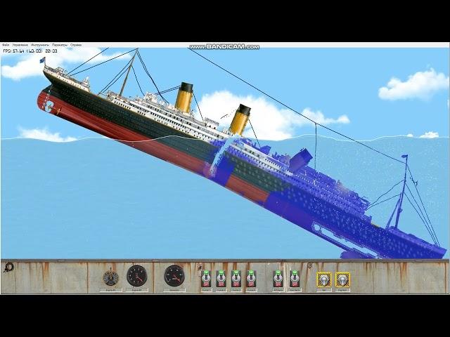 R.M.S Titanic sinking (Floating Sandbox)