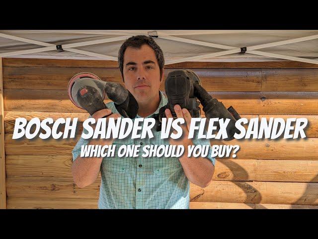 Cordless Sander Shootout! Flex VS Bosch - Which one should you buy?