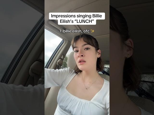 Impressions Sing “LUNCH” by Billie Eilish