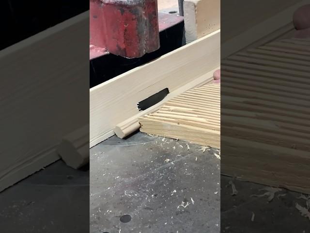 Manufacturing of profile molding #shorts #woodworking