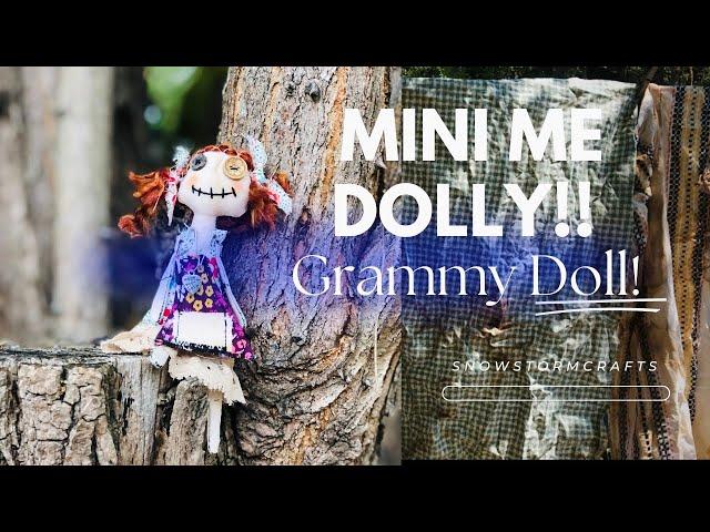 Mini Junky Grungy Grammy Doll How to make a mini 6" doll