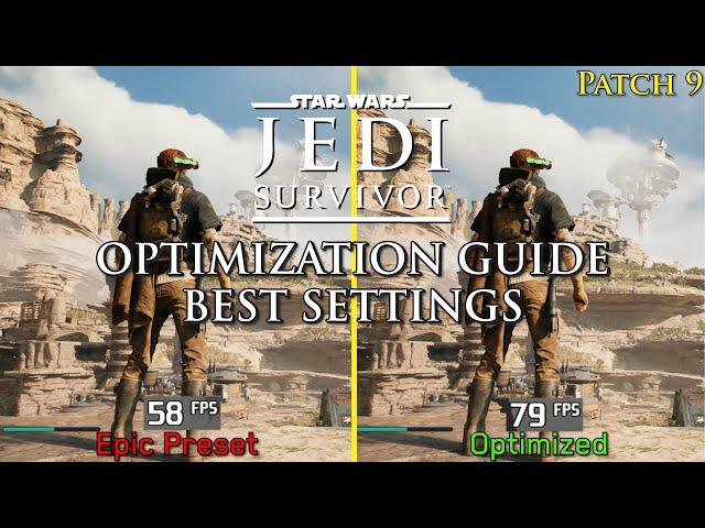 Star Wars Jedi: Survivor | Patch 9 | Every Setting Tested | OPTIMIZATION GUIDE feasible now ?