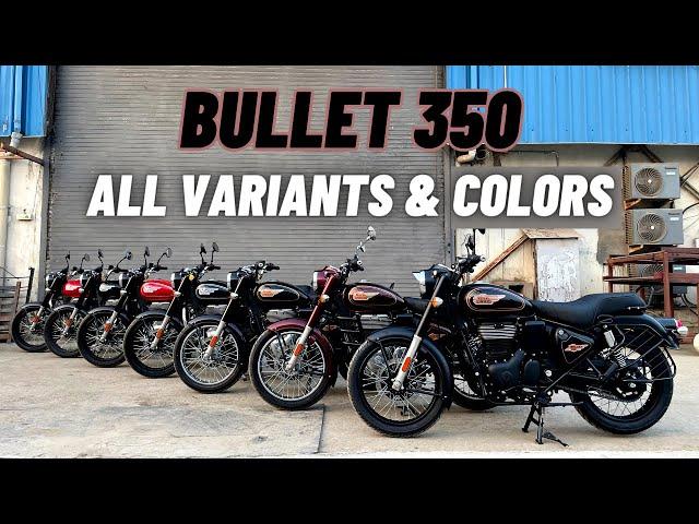 New 2024 Bullet 350 All Variants & Colors | New Variant | Accessories | Motorxone