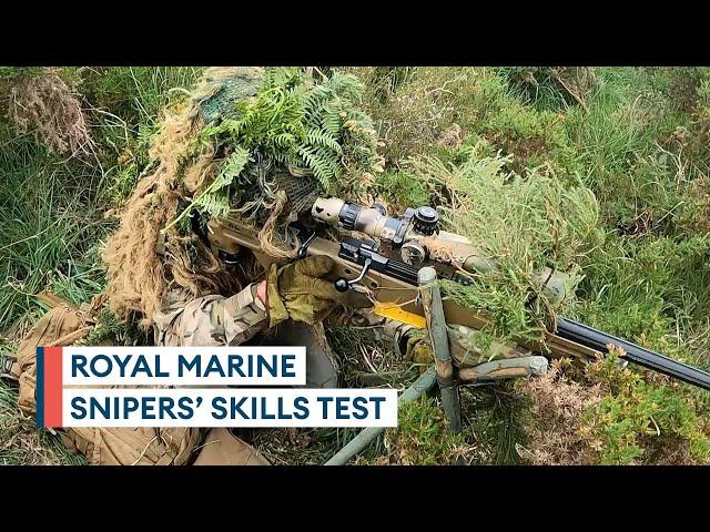 Exclusive access: Royal Marines sniper trainees enter skills phase | Part two