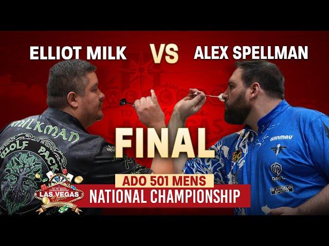 Elliot Milk vs Alex Spellman | 501 National Championship Final | Las Vegas Open 2025