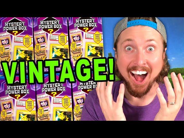 The IMPOSSIBLE Happened...CHARIZARD CARD and VINTAGE PACK! [Pokemon Mystery Power Box]