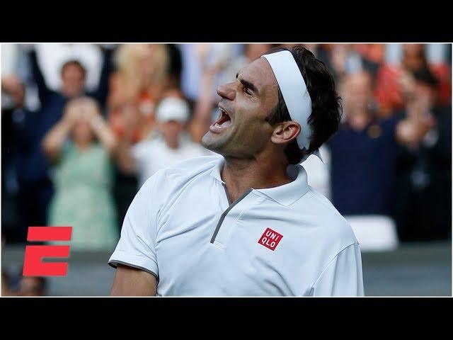 Roger Federer beats Rafael Nadal, advances to final vs. Novak Djokovic | 2019 Wimbledon Highlights