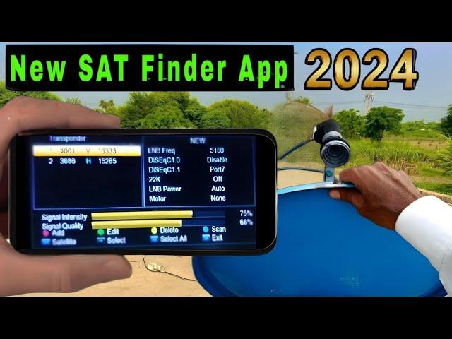 Satellite Antenna Setting with Mobile app 2024 | dish setting application