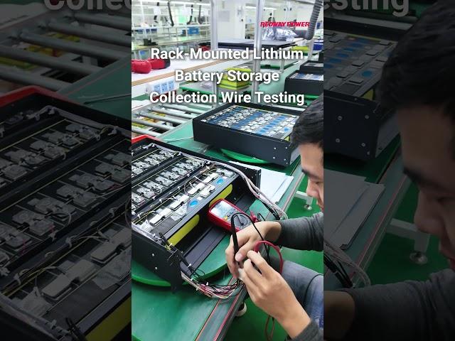 Rack-Mounted Lithium Battery Collection Wire Measurement