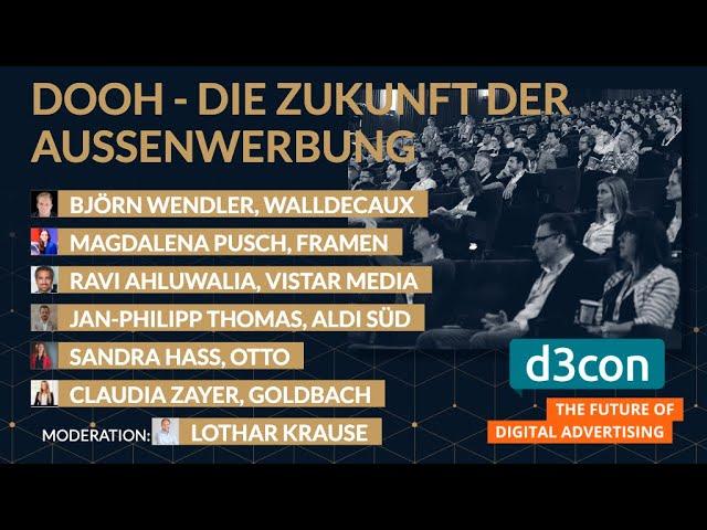 d3con Conference 2024: DOOH - die Zukunft der Außenwerbung