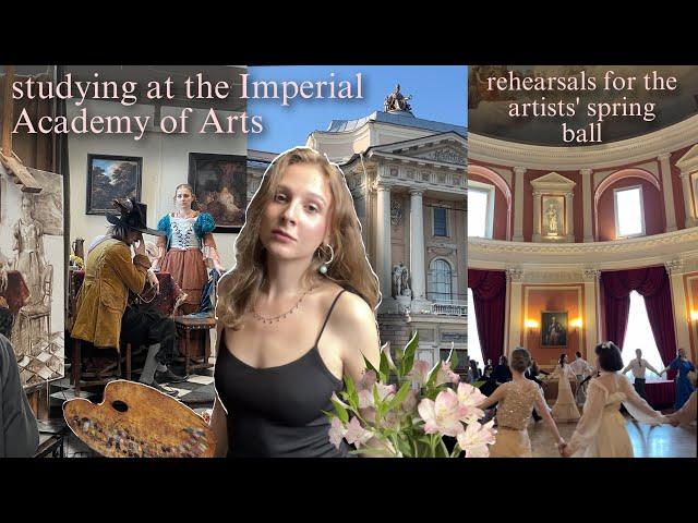 Studying at the Imperial Academy of Arts VLOG life as an art student