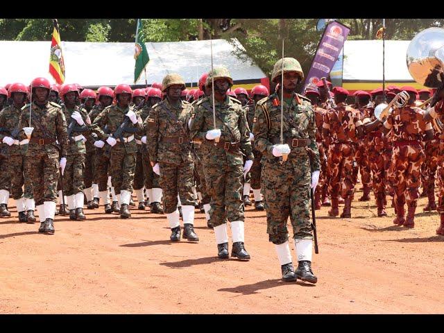 UPDF's COL Deo Akiiki Commands asuccessfully 2024 Independence Day Parade in Busia