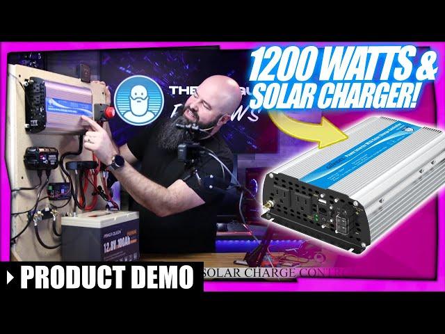 1200 watt inverter + solar ️ charge controller for just $84?