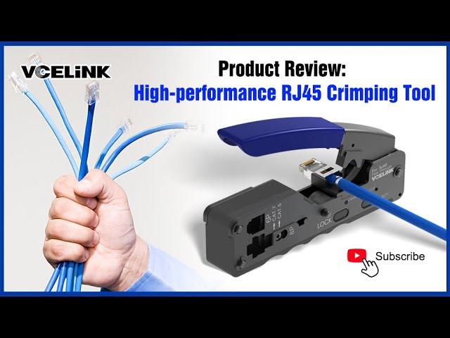 Product Review: Pass-Thru RJ45 Crimping Tool | VCELINK