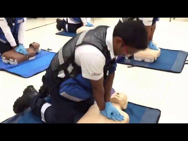 Dubai Ambulance - Training For New Batch Of EMT