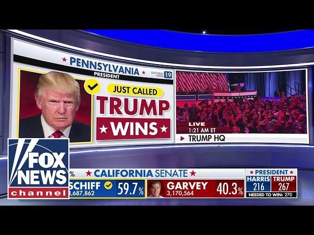 Trump wins Pennsylvania, inches closer to the White House, Fox News projects