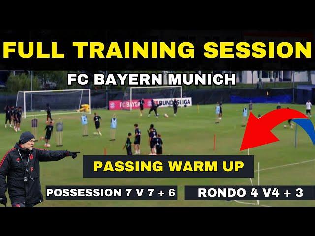 Full Training Session / Thomas Tuchel's FC Bayern Munich