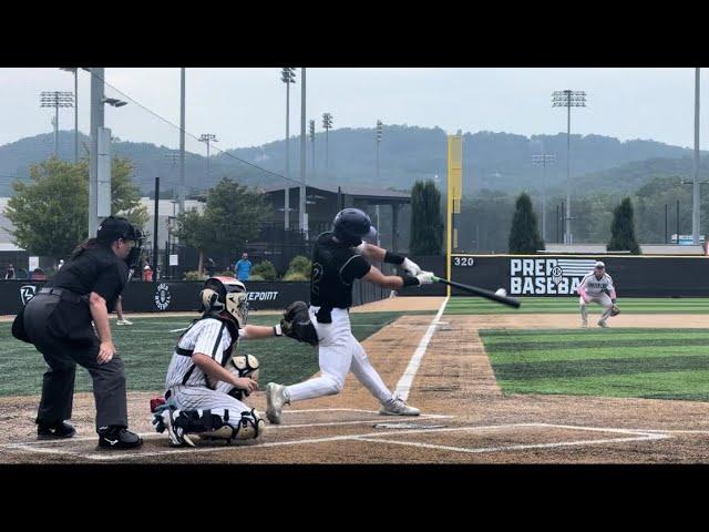 93 mph Exit Velo Roped Double with wood bat