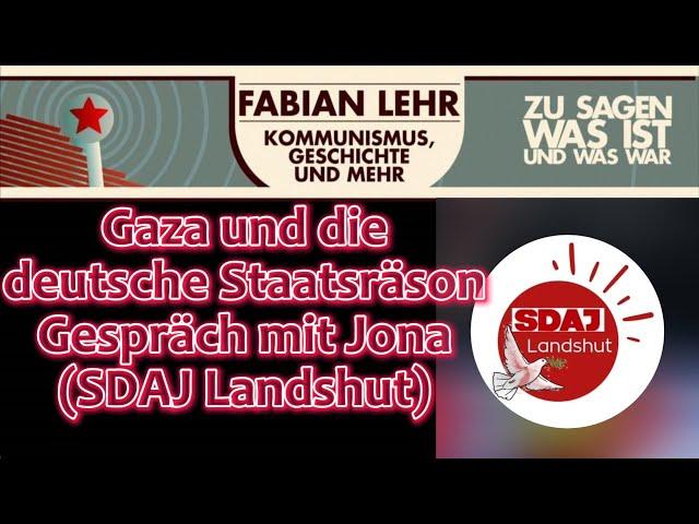 Gaza und die deutsche Staatsräson - Gespräch mit Jona (SDAJ Landshut)