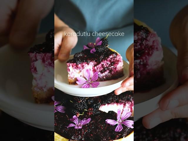 Karadutlu Cheesecake Tarifi #cheesecake #cheesecaketarifi #tatlıtarifleri #kısıkateşakademitv