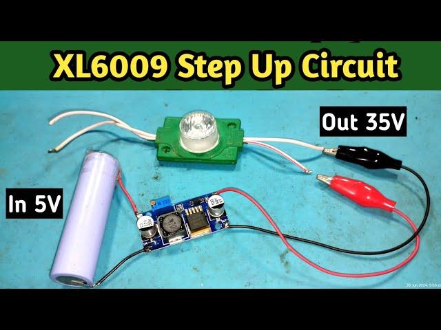 xl6009 dc-dc step up module Test|  xl6009 boost converter | Xl6009 dc-dc step up module