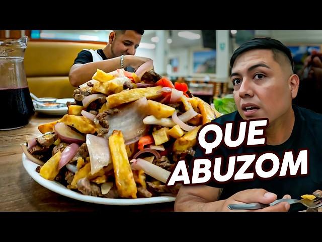 Probando LA COMIDA XXL más GRANDE del PERÚ