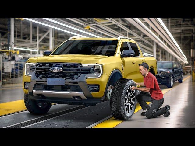 How They Build US New Best Seller PickUp Truck - Ford Ranger Production Line