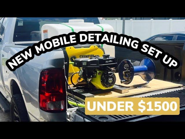 How To Build A Mobile detailing set up in a (Pick Up Truck) with under $1500