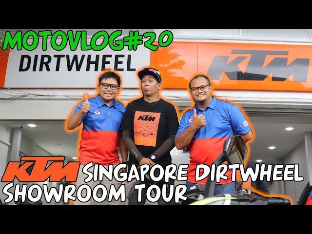 Motovlog#20 KTM Singapore DirtWheel Showroom Tour