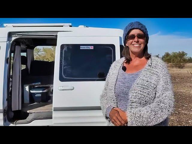 Super Organized TINY Budget Van Build in a TINY Transit Van!