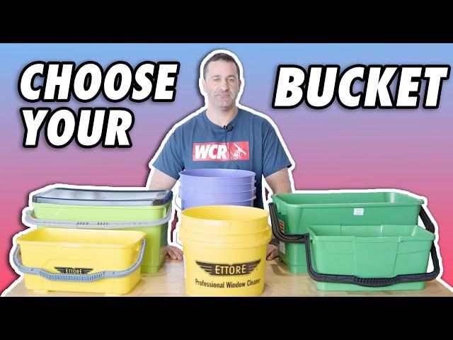 The Different Types of Window Cleaning Buckets