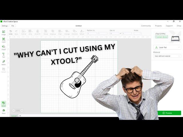 Learning how to Cut with Xtool Creative Space - Tutorial