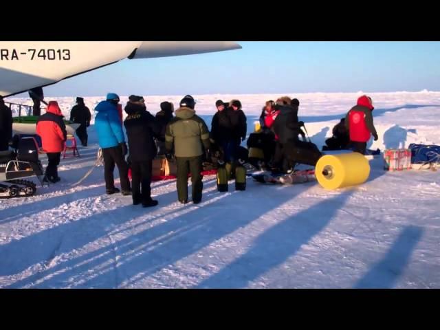 North Pole - Pax Arctica 2011 -Barneo-first landing