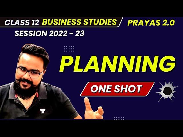 Planning | Class 12 Business Studies | one shot | Commerce champions