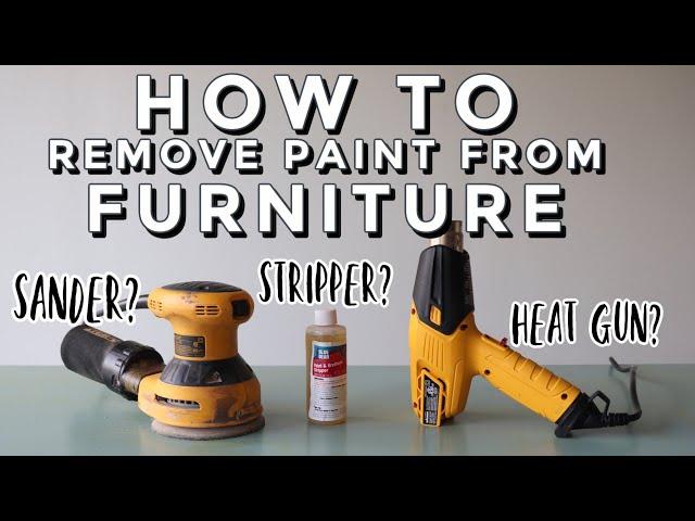 Removing Paint From Wood Furniture | What Is The Best Technique?