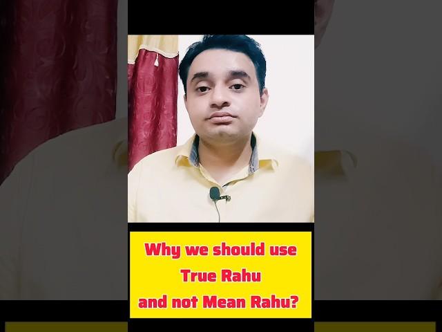 True Rahu vs Mean Rahu – Don’t Make This Astrology Mistake!
