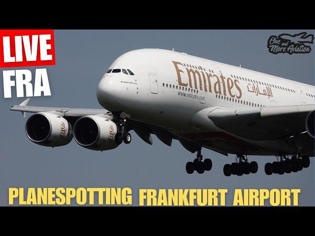 Live Monday Planespotting Frankfurt Airport Startbahn West | 07 Betrieb Huhu 50.000 Subs. 