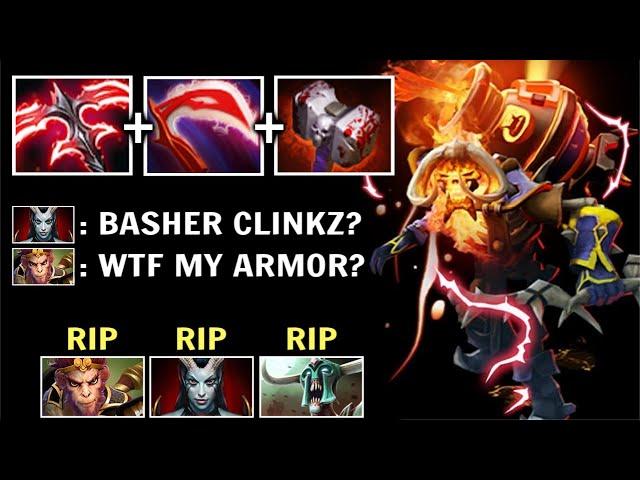 NEW IMBA META Basher + Desolator Level 3 Clinkz vs HARD MK Crazy DMG Melt Enemies is Seconds Dota 2