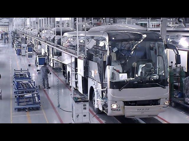 Так собирают автобусы MAN и MERCEDES BENZ SETRA