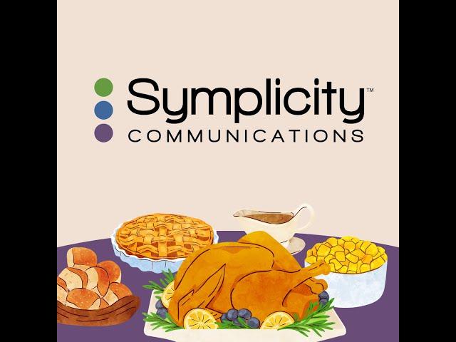 A Thanksgiving Message From Symplicity Communications