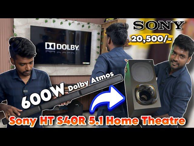 Sony HT S40R 5.1 Dolby Atmos 600w Home Theatre Review  Worth For Money  Sony Audio Candid Chandru